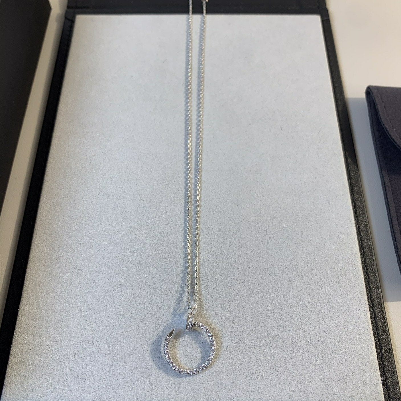 Miro JUSTE NECKLACE SILVER DIAMONDS