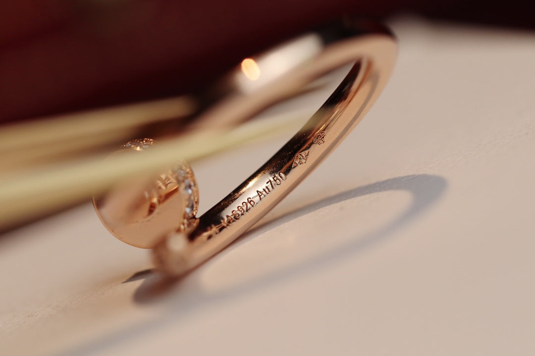 Miro JUSTE RING 2.65MM PINK GOLD DIAMOND