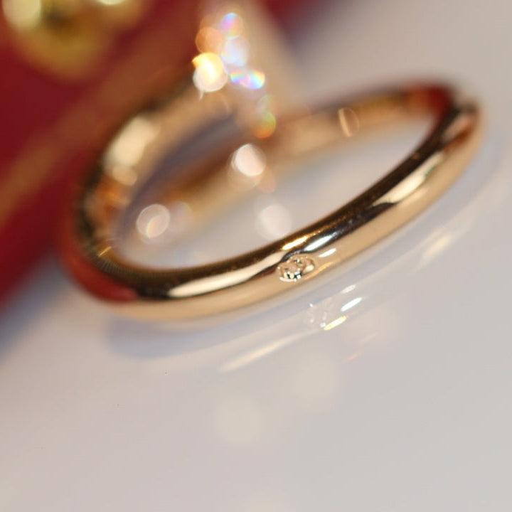 Miro JUSTE RING 2.65MM GOLD DIAMOND