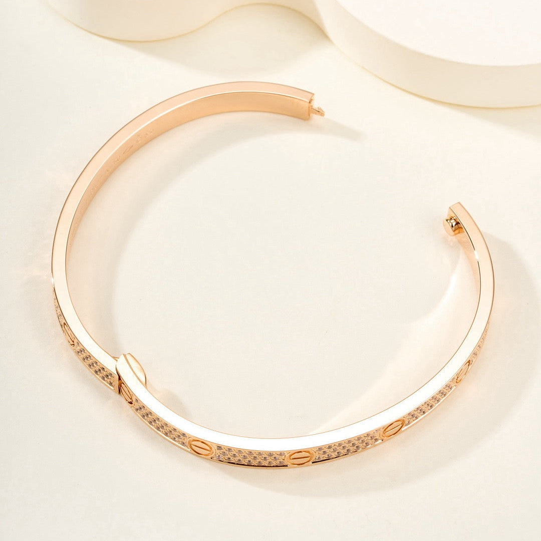 Miro LOVE BRACELET 4.8MM DIAMOND-PAVED