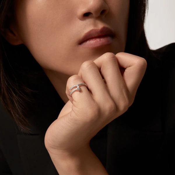 Miro JUSTE RING 1.8MM SILVER DIAMONDS