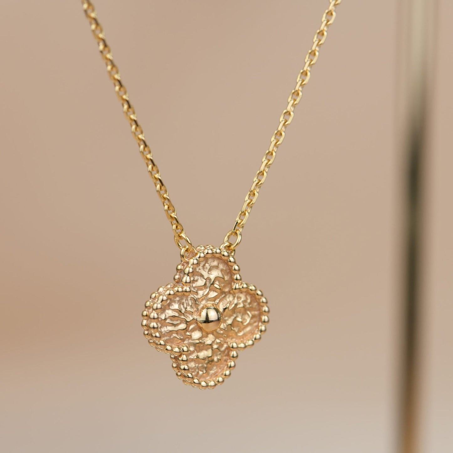 Miro CLOVER 15MM BRONZING NECKLACE