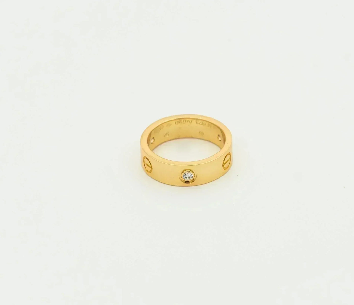 Miro LOVE RING 5.5MM 3 DIAMONDS GOLD