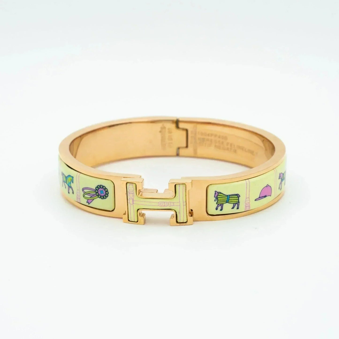 Miro H PINK GOLD BRACELET CREAM CERAMIC