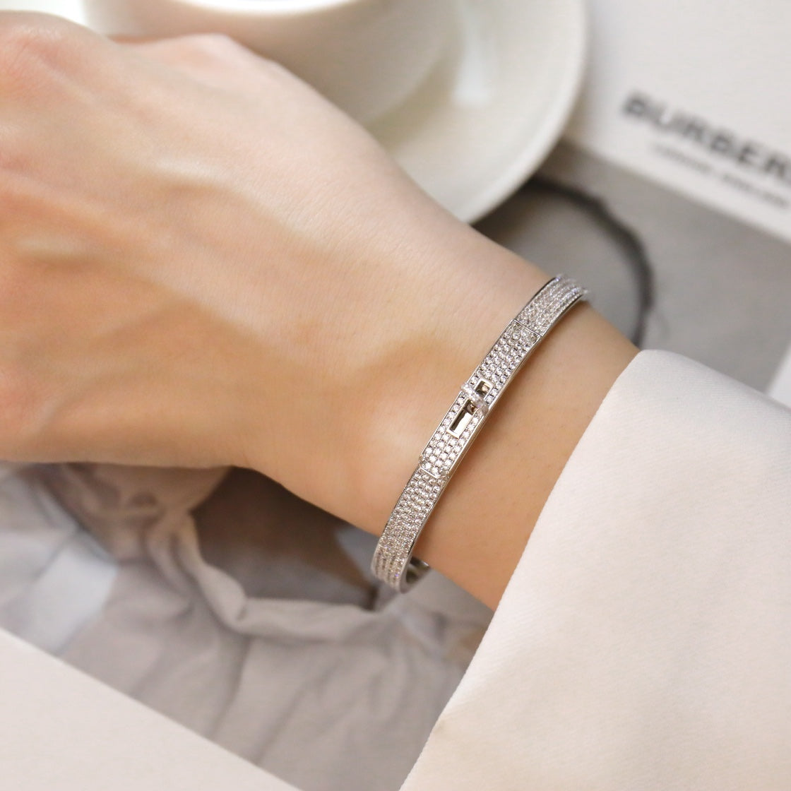 Miro KELLY BRACELET DIAMOND PAVED