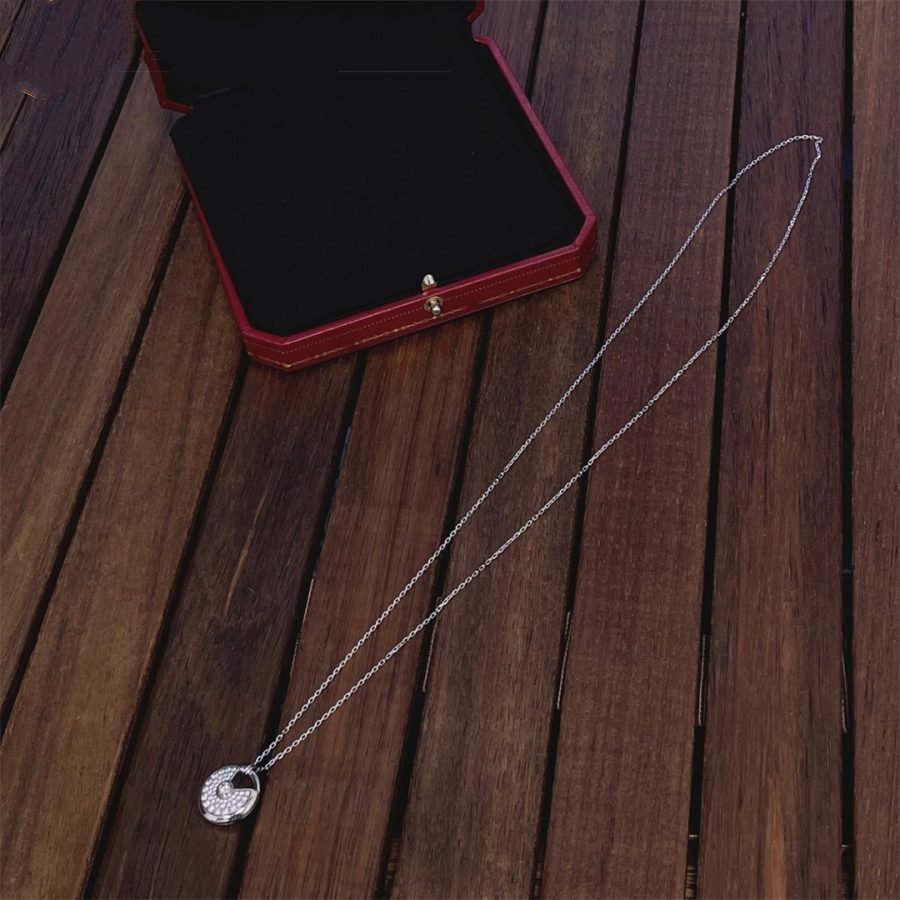Miro AMULETTE SILVER FULL DIAMOND NECKLACE