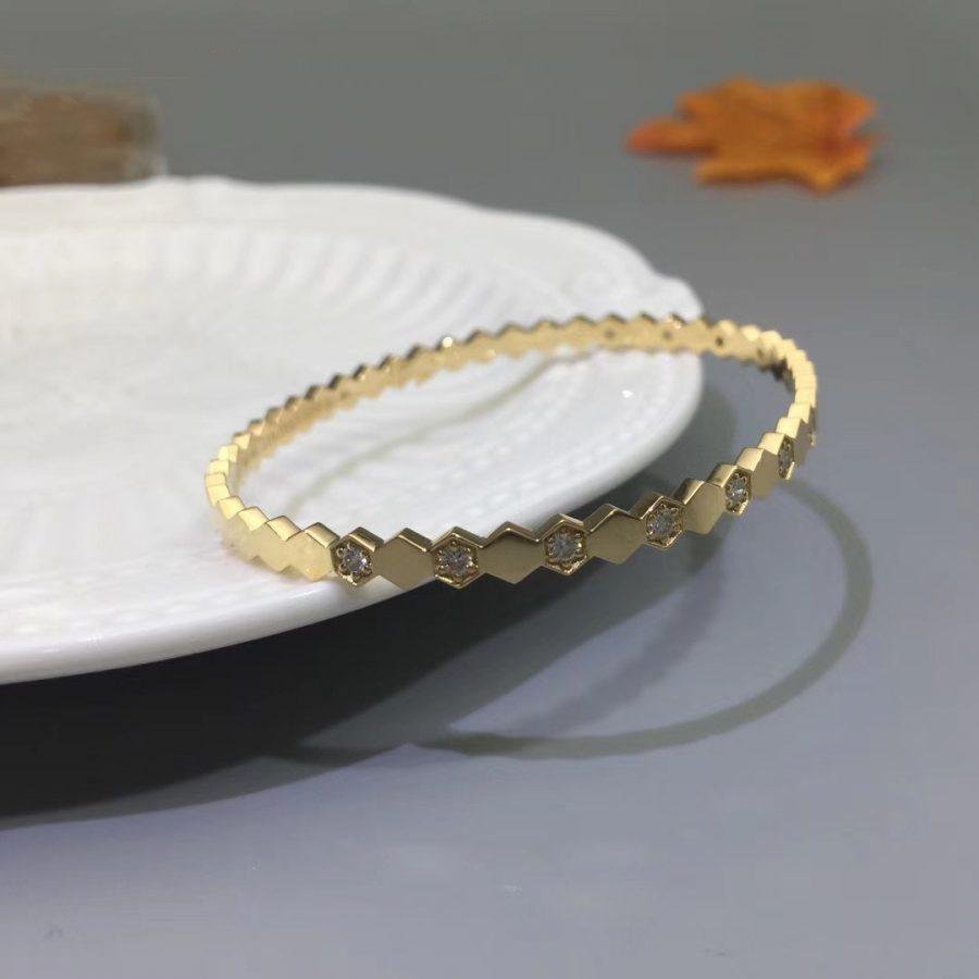 Miro BEE LOVE GOLD DIAMOND BRACELET