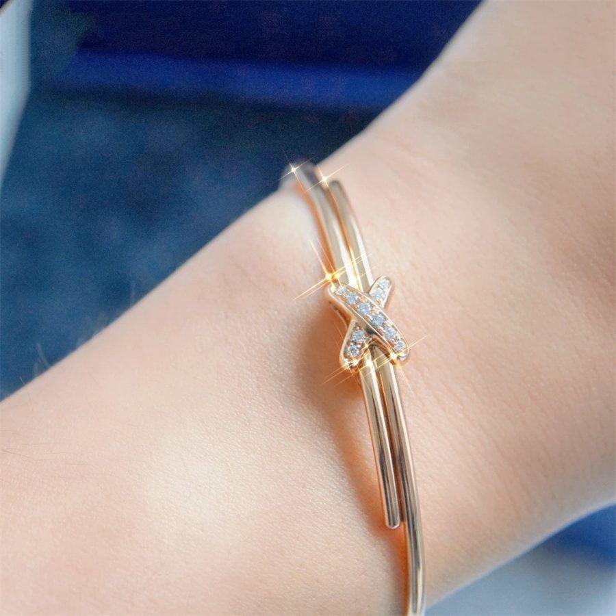 Miro JEUX DE BRACELET PINK GOLD DIAMONDS