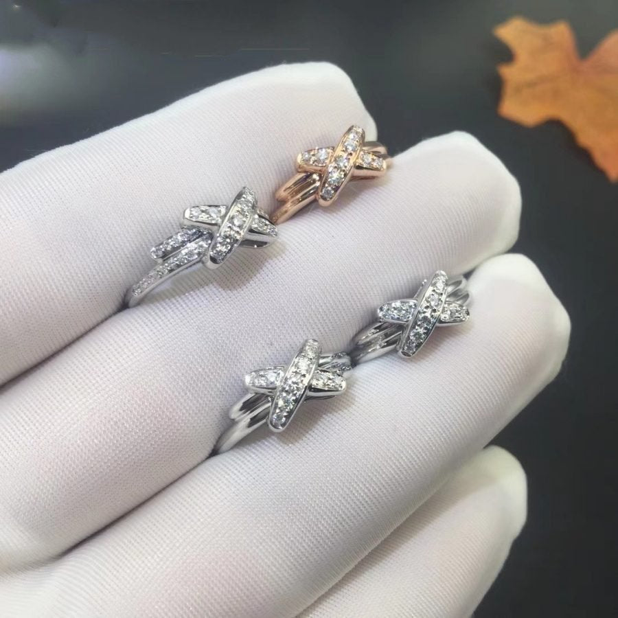 Miro JEUX DE SILVER DIAMOND RING