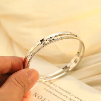 [Miro ]Move Romane Diamond Bangle Bracelet