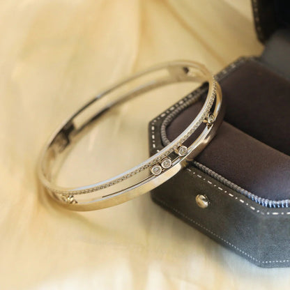 [Miro ]Move Romane Diamond Bangle Bracelet