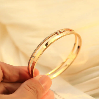 [Miro ]Move Romane Diamond Bangle Bracelet