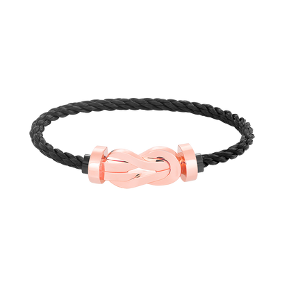 Miro CHANCE LARGE 8 FIGURE BUCKLE NO DIAMOND BRACELET ROSE GOLD