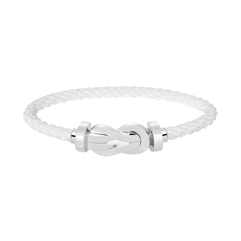 Miro CHANCE LARGE 8 FIGURE BUCKLE NO DIAMOND BRACELET SILVER