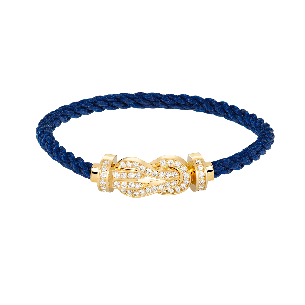 Miro CHANCE LARGE 8 FIGURE BUCKLE FULLDIAMOND BRACELET GOLD