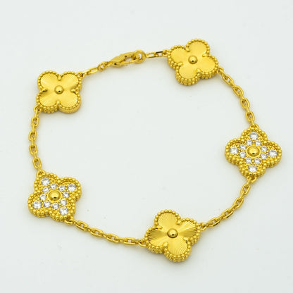 [Miro ]New  CLOVER 5 MOTIF LASER BRACELET COLLECTION