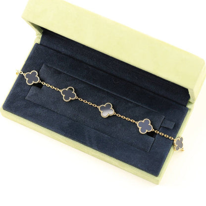 [Miro ]New CLOVER 5 MOTIF ONYXS BRACELET COLLECTION