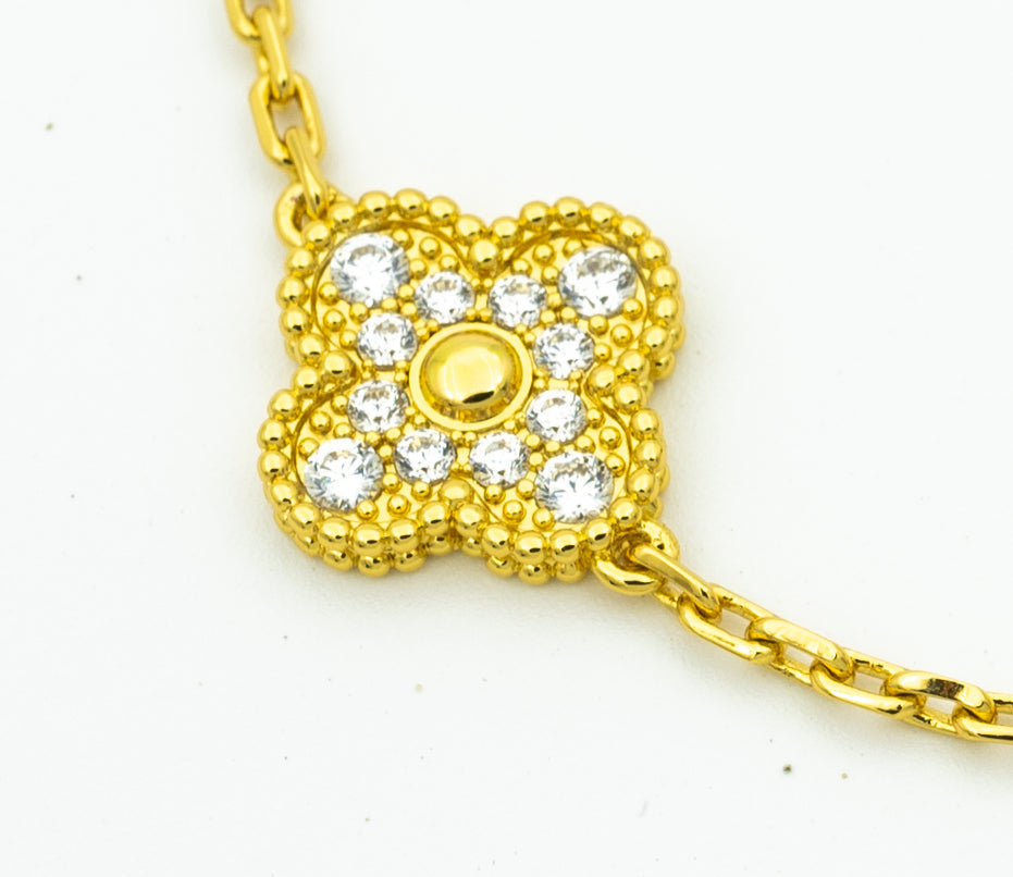 [Miro ]New  CLOVER 5 MOTIF LASER BRACELET COLLECTION