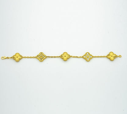 [Miro ]New  CLOVER 5 MOTIF LASER BRACELET COLLECTION