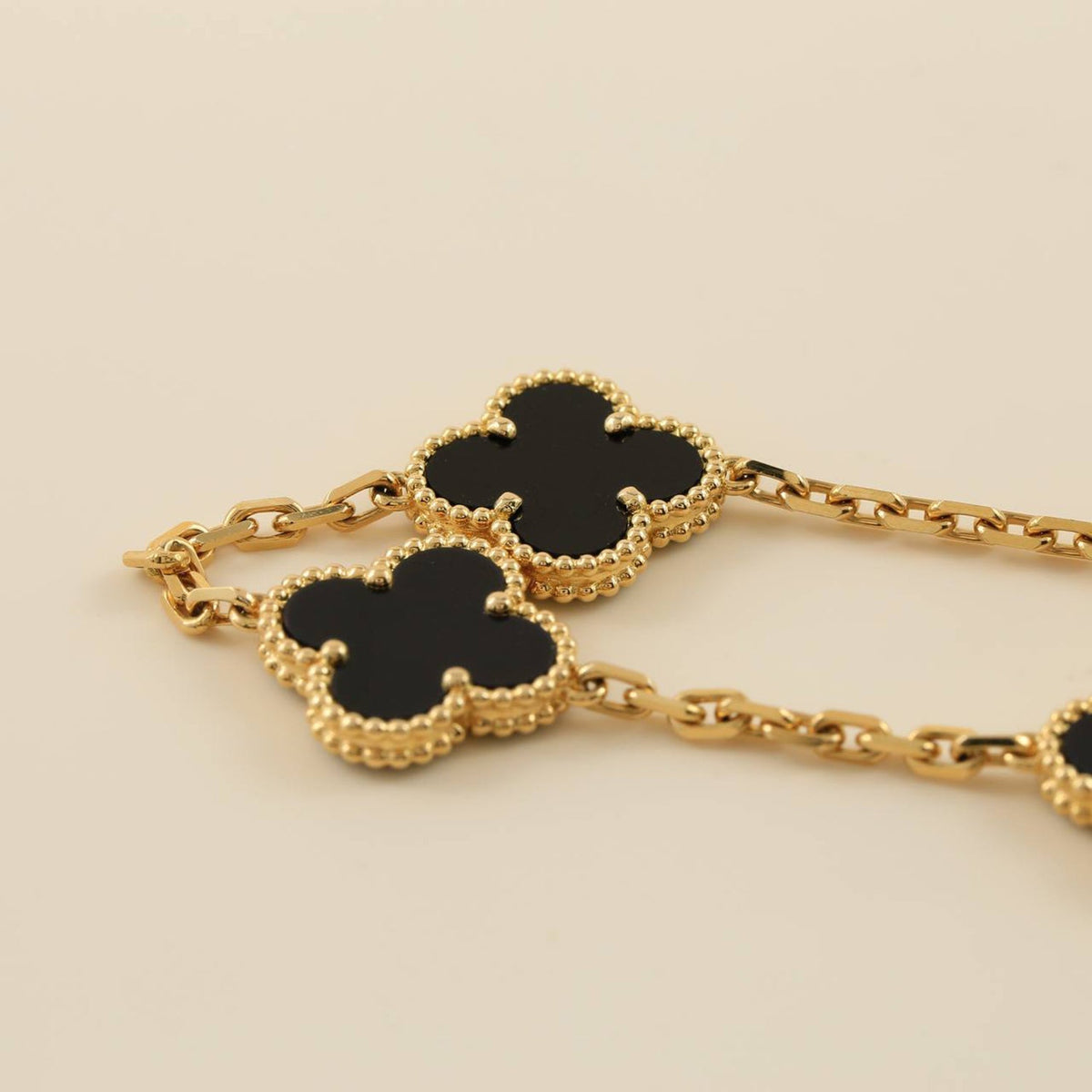 [Miro ]New CLOVER 5 MOTIF ONYXS BRACELET COLLECTION