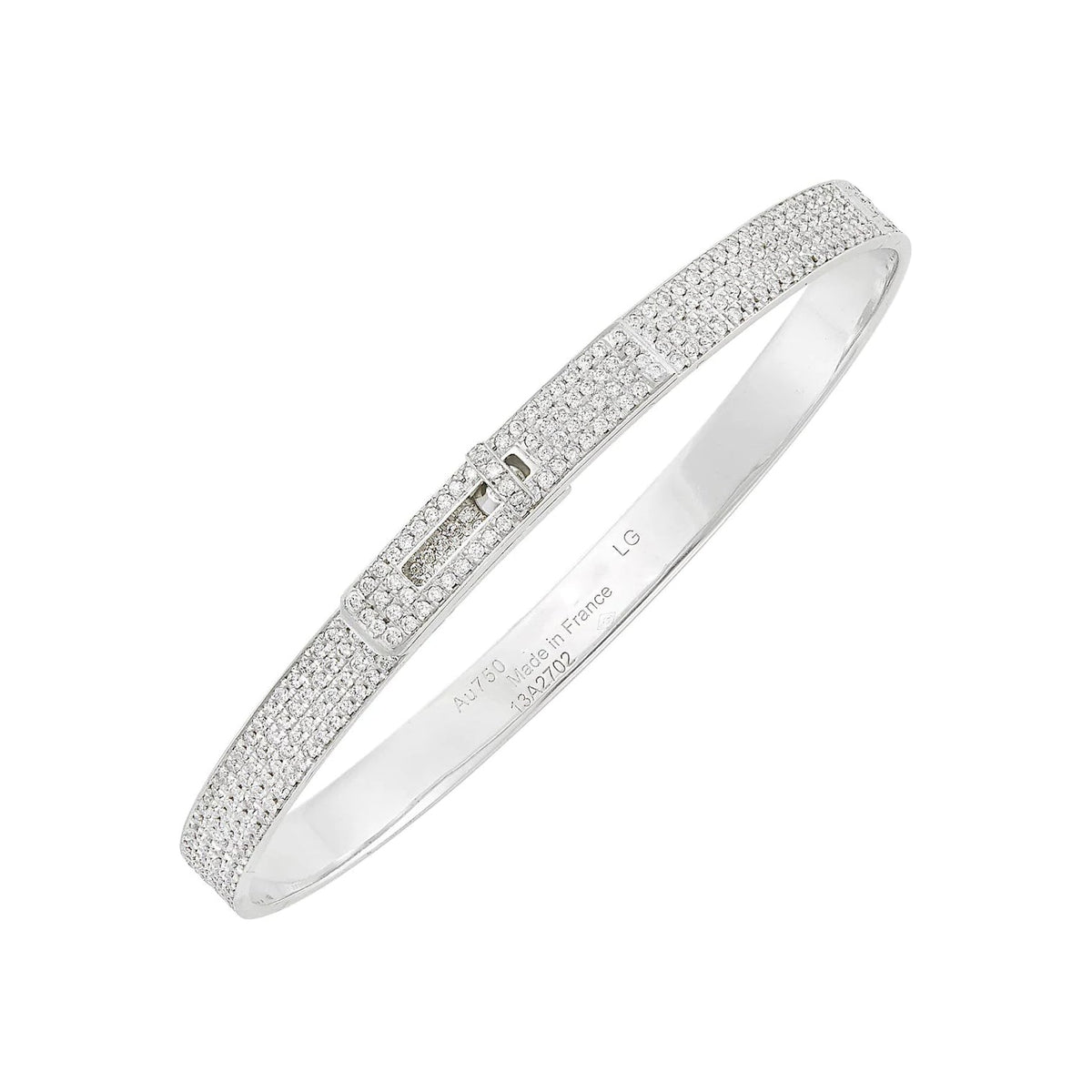 Miro HM KELLY BRACELET IN SILVER AND FULL PAVE DIAMOND