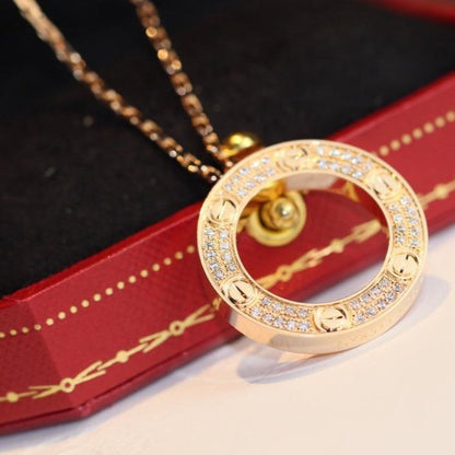 Miro LOVE NECKLACE ADJUSTABLE ROSE GOLD