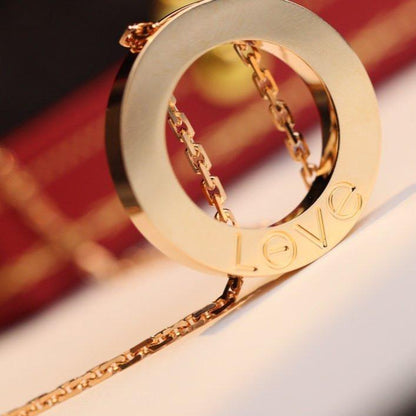 Miro LOVE NECKLACE ADJUSTABLE ROSE GOLD