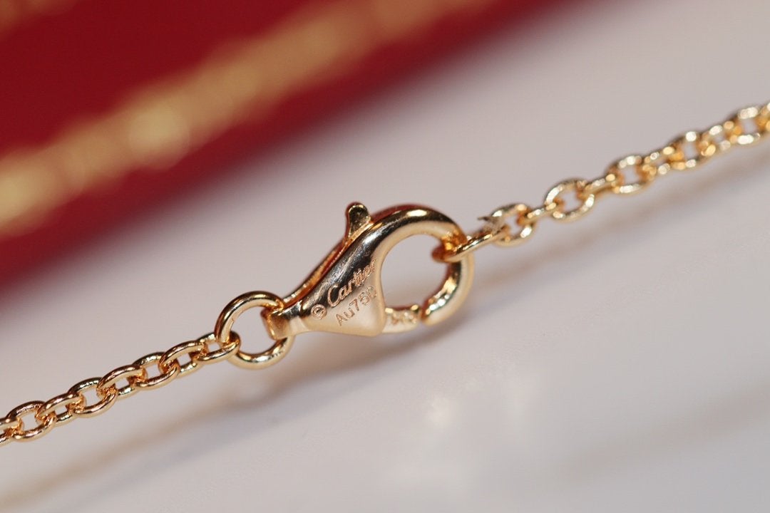 Miro LOVE NECKLACE PINK GOLD AND SILVER