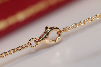 Miro LOVE NECKLACE PINK GOLD AND SILVER