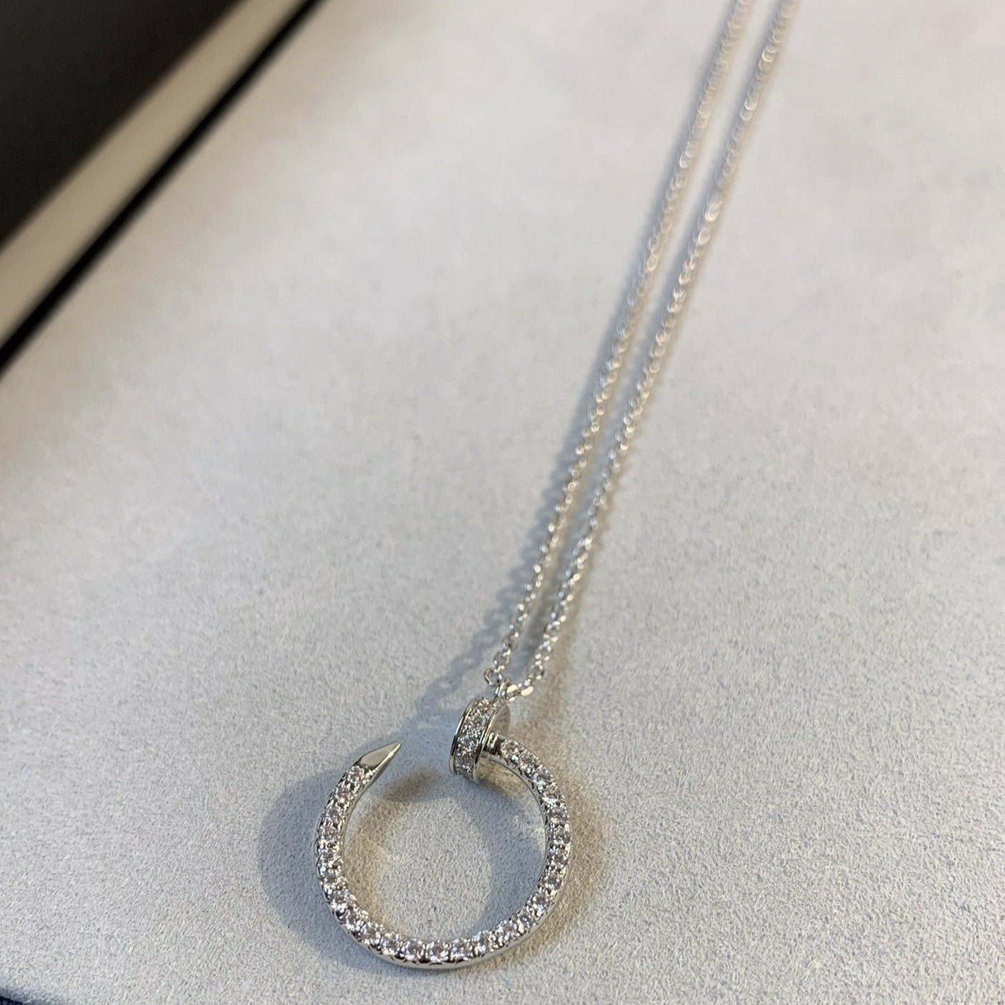 Miro JUSTE NECKLACE SILVER DIAMONDS