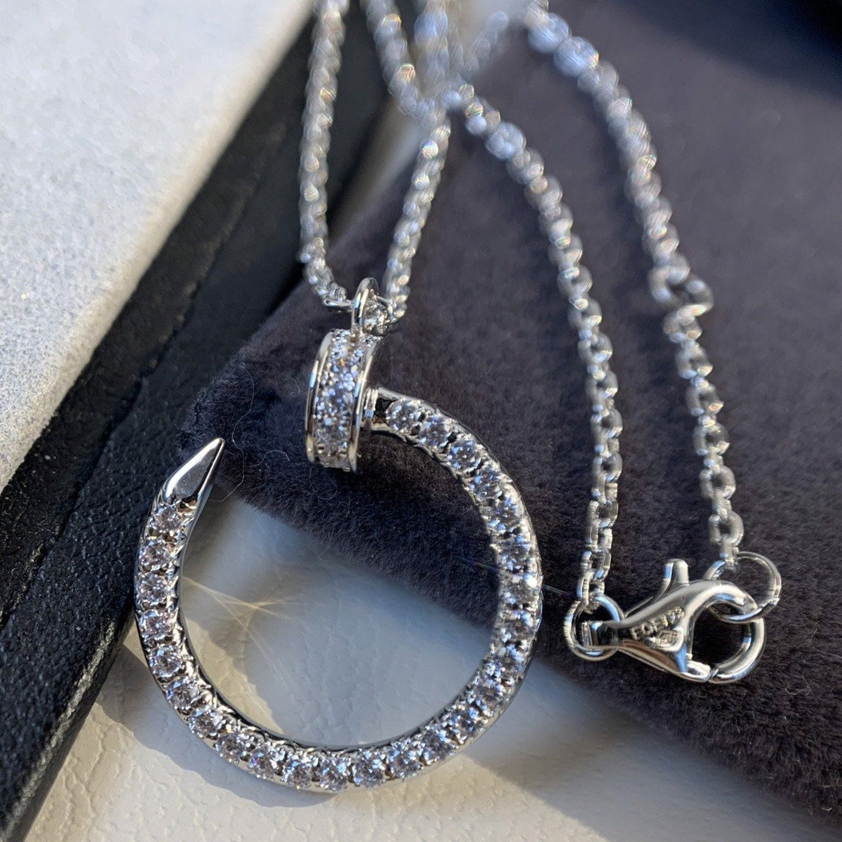 Miro JUSTE NECKLACE SILVER DIAMONDS