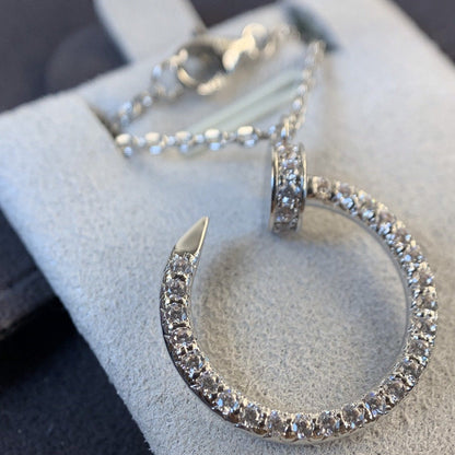 Miro JUSTE NECKLACE SILVER DIAMONDS