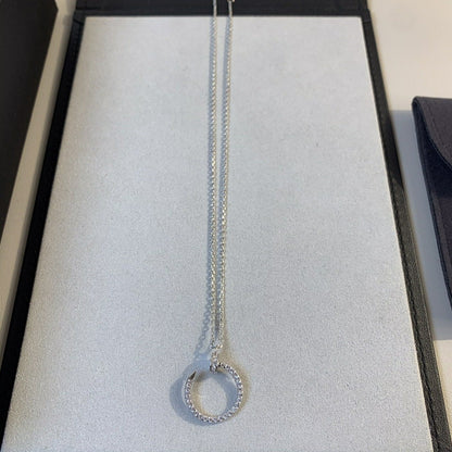 Miro JUSTE NECKLACE SILVER DIAMONDS