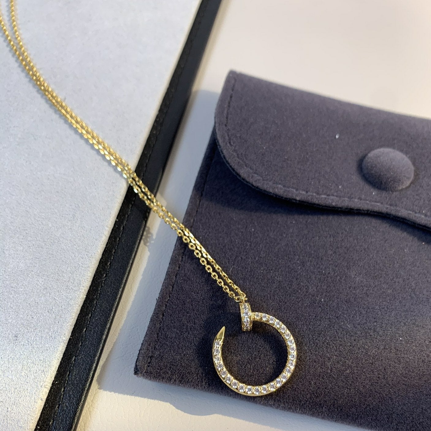 Miro JUSTE NECKLACE GOLD DIAMONDS