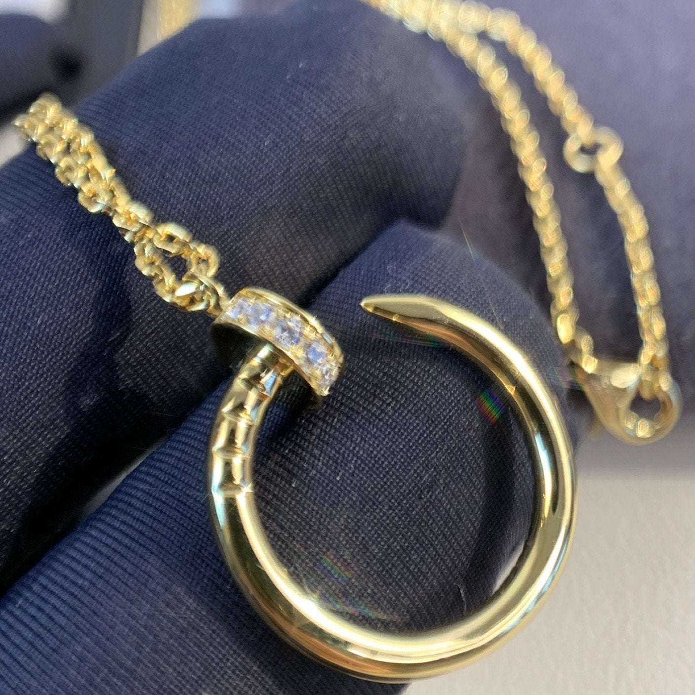 Miro JUSTE NECKLACE GOLD DIAMONDS