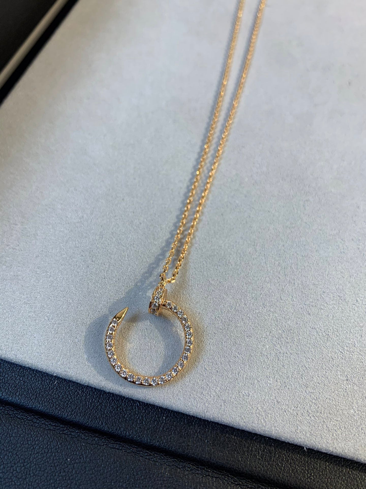 Miro JUSTE NECKLACE PINK GOLD DIAMONDS
