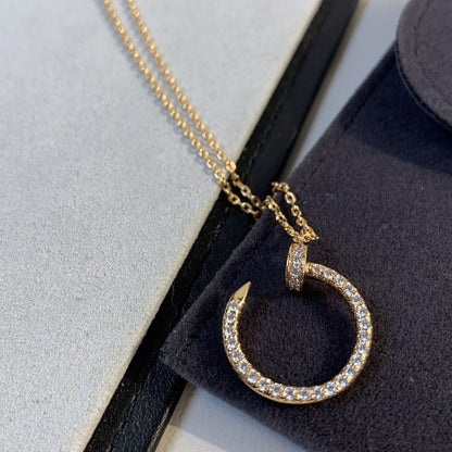 Miro JUSTE NECKLACE PINK GOLD DIAMONDS