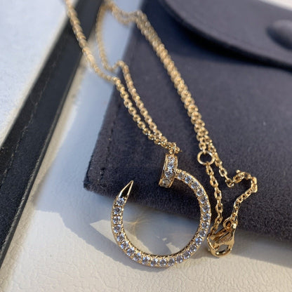 Miro JUSTE NECKLACE PINK GOLD DIAMONDS