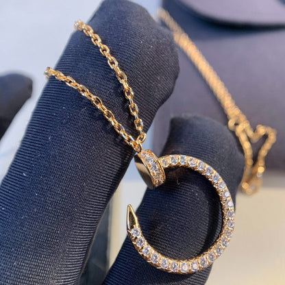 Miro JUSTE NECKLACE PINK GOLD DIAMONDS