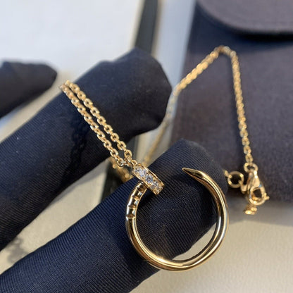 Miro JUSTE NECKLACE PINK GOLD DIAMONDS
