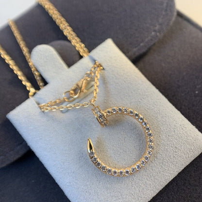 Miro JUSTE NECKLACE PINK GOLD DIAMONDS