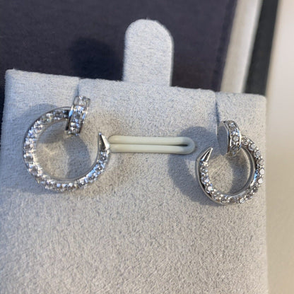 Miro JUSTE EARRINGS SILVER DIAMONDS