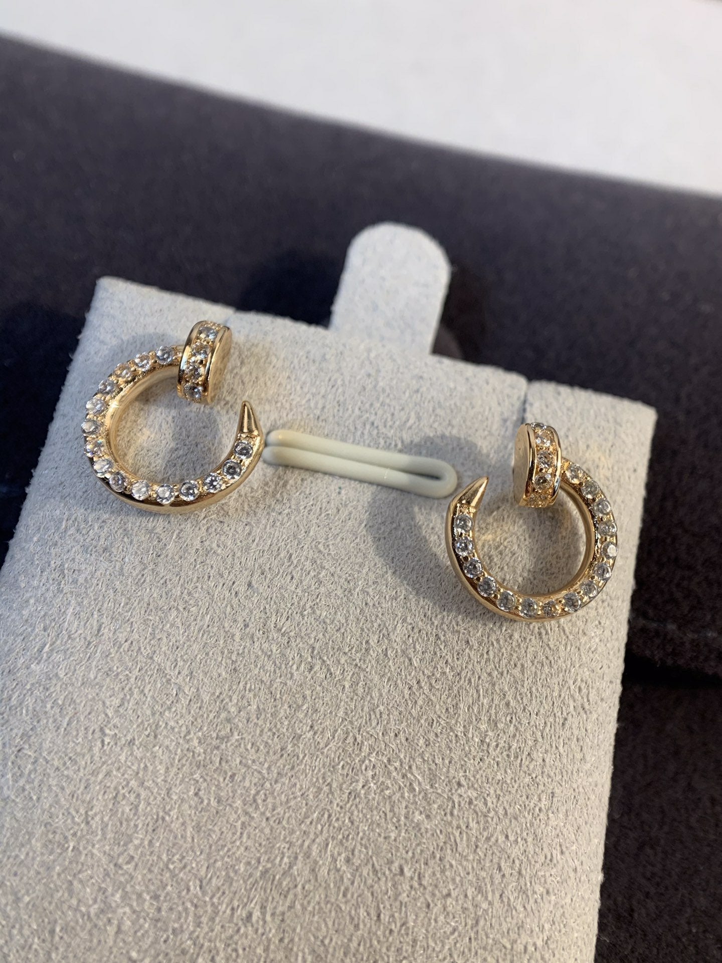 Miro JUSTE EARRINGS GOLD DIAMONDS