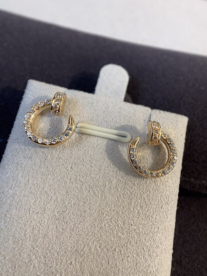 Miro JUSTE EARRINGS GOLD DIAMONDS