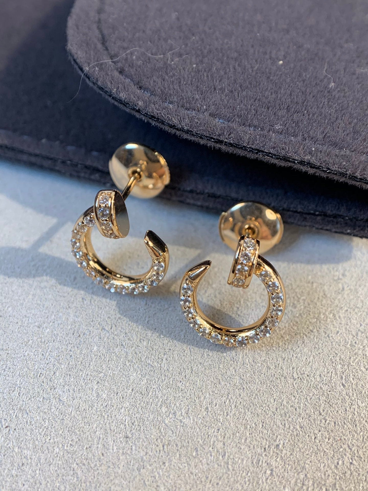 Miro JUSTE EARRINGS GOLD DIAMONDS