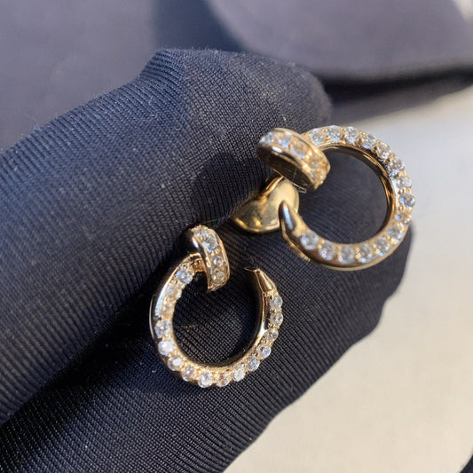 Miro JUSTE EARRINGS GOLD DIAMONDS