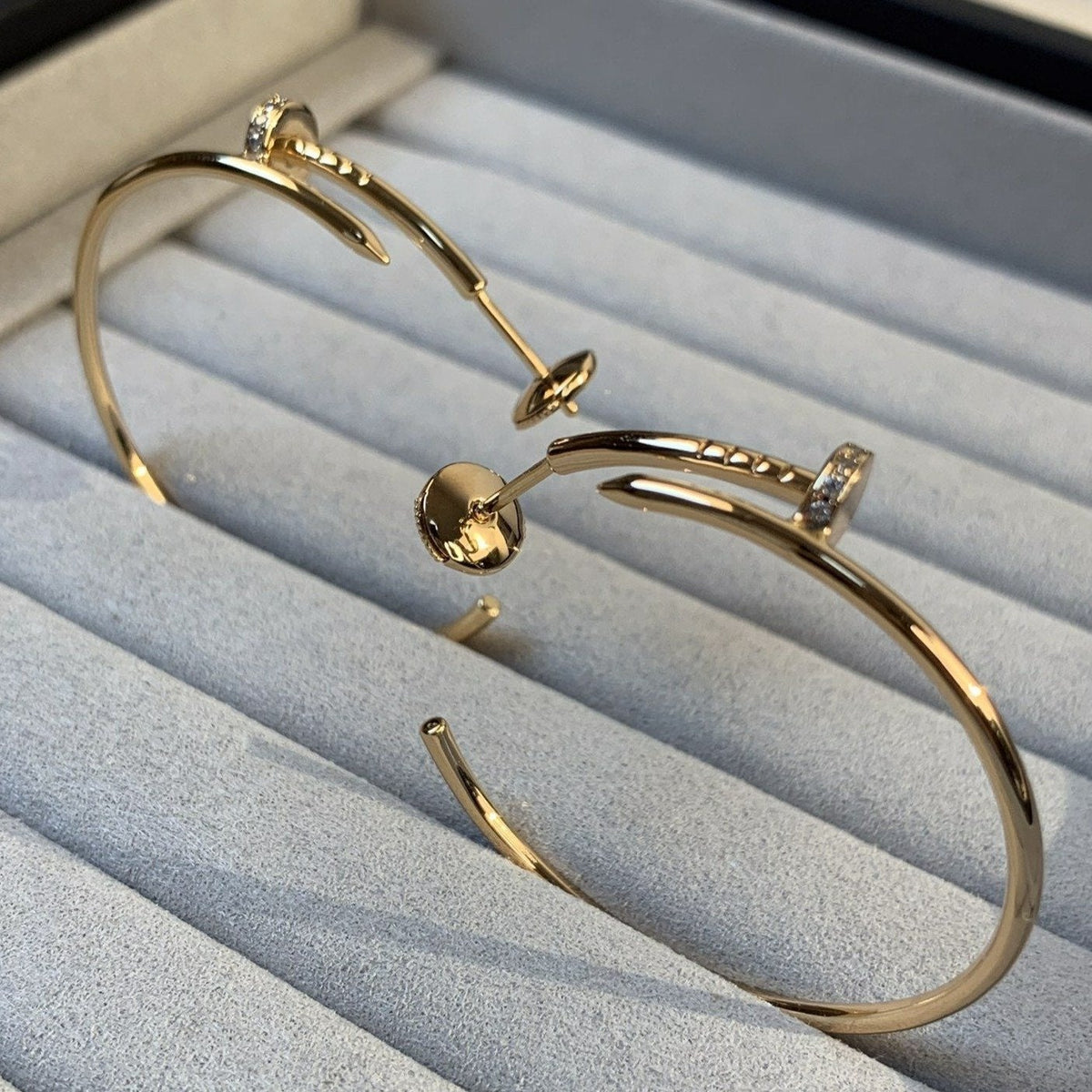 Miro JUSTE EARRINGS GOLD DIAMONDS 1.8MM