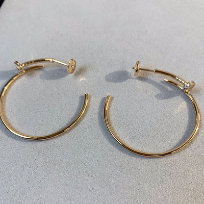 Miro JUSTE EARRINGS GOLD DIAMONDS 1.8MM