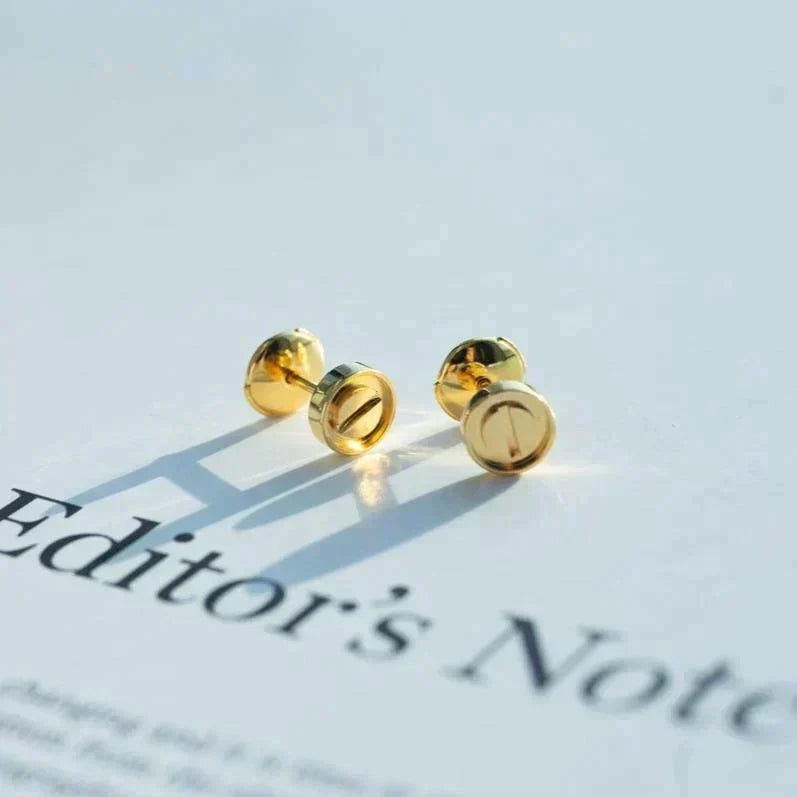 Miro LOVE EARRINGS GOLD 10MM