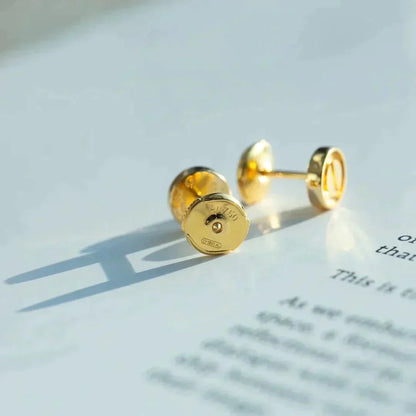 Miro LOVE EARRINGS GOLD 10MM